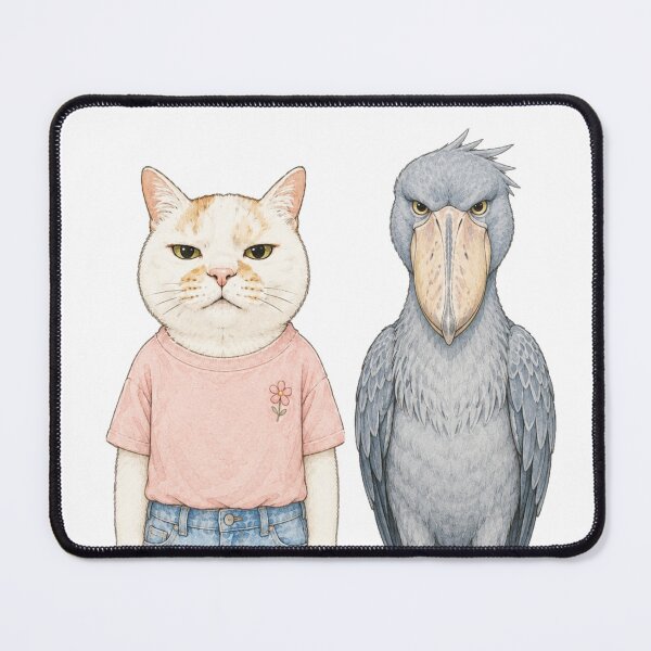 Item preview, Unlikely Companions: The Gaze of an Anthropomorphic Cat and Shiobill designed and sold by Komatoya.