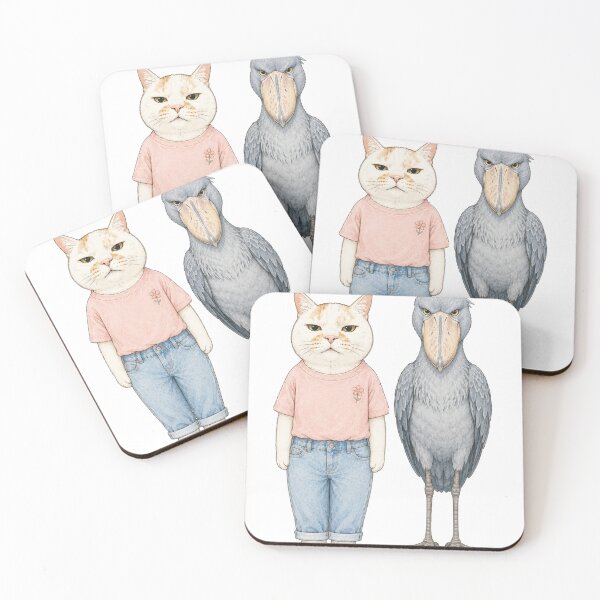 Item preview, Unlikely Companions: The Gaze of an Anthropomorphic Cat and Shiobill designed and sold by Komatoya.
