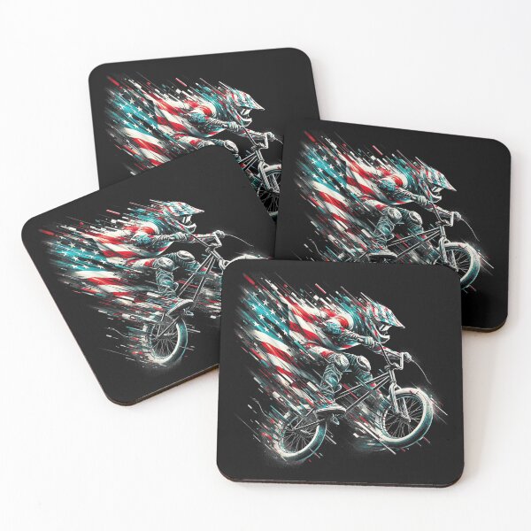 Item preview, BMX American Flag USA designed and sold by goombi-creative.