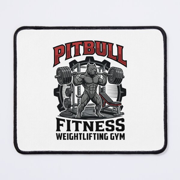 Item preview, Pitbull Fitness Weightlifting Gym Barbell Powerlifting Workout designed and sold by PictoVibe.