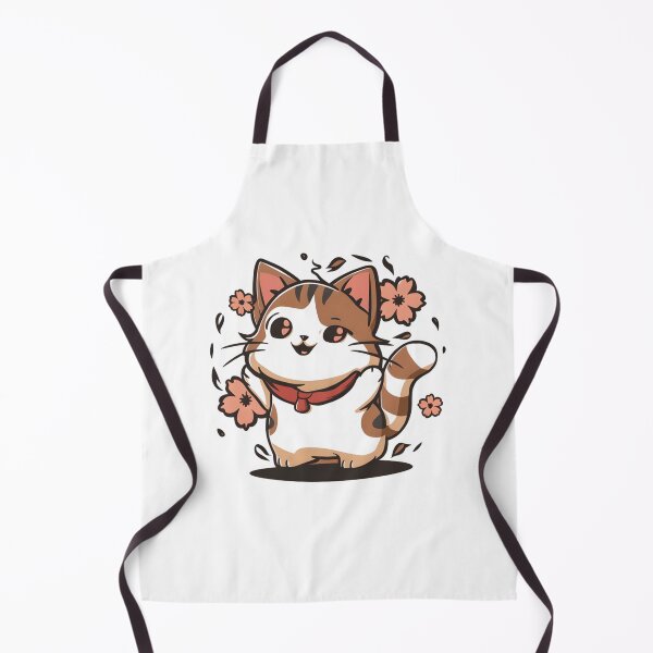 Item preview, Carefree Kawaii Cat Watercolor Art designed and sold by Indulgentjapan.