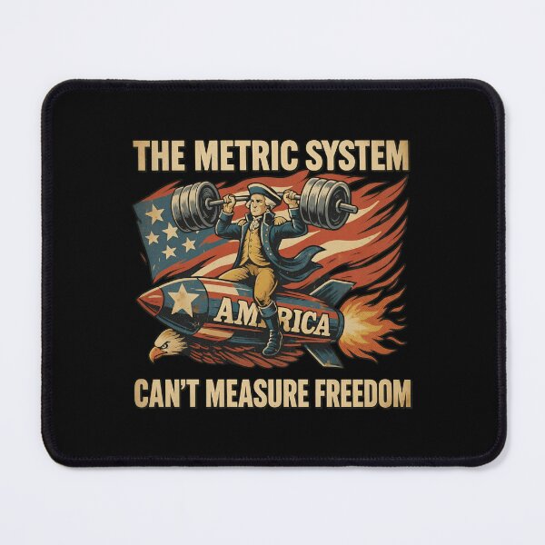 Item preview, The Metric System Can't Measure Freedom Funny 4th of July designed and sold by thomas-frame.