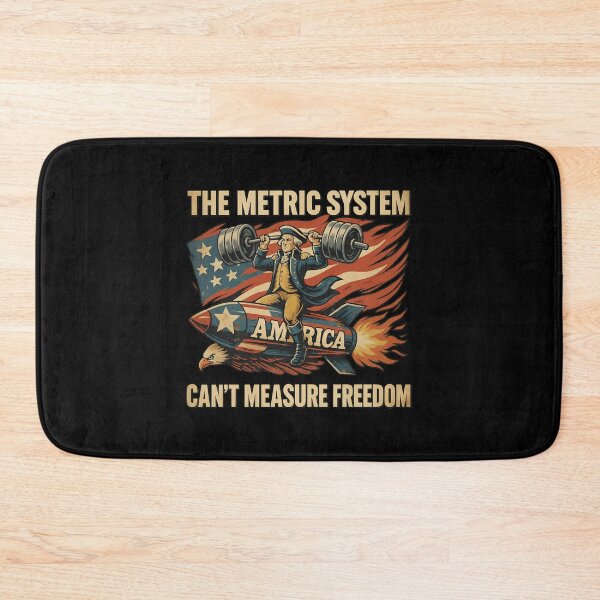 Item preview, The Metric System Can't Measure Freedom Funny 4th of July designed and sold by thomas-frame.