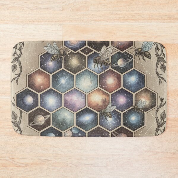 Item preview, Floral Honeycomb | Vintage Natural Geometry designed and sold by HeyHas.