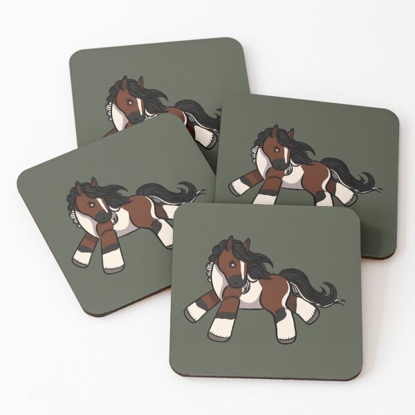Item preview, Bay Tobiano Plush Pony designed and sold by Old Water Cryptid .