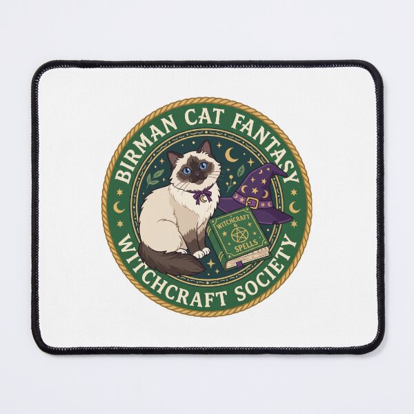 Item preview, Birman Cat Fantasy Witchcraft Society Spellbook Wizard Hat designed and sold by PictoVibe.