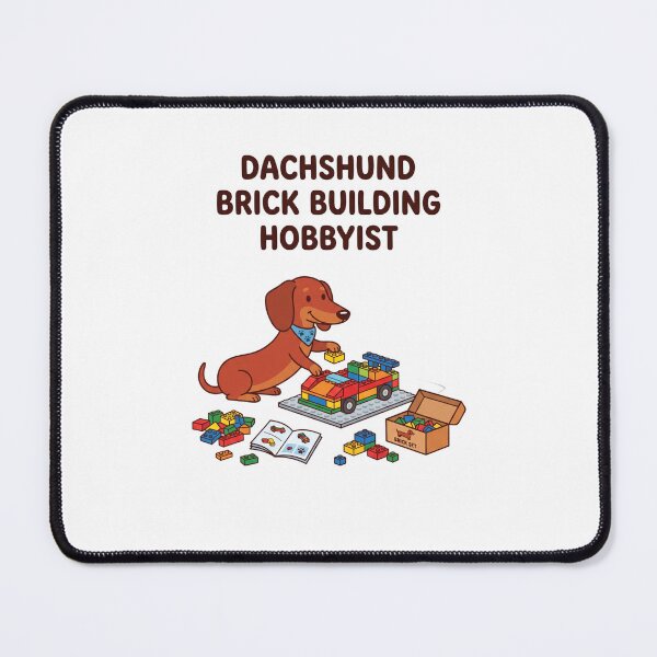 Item preview, Dachshund Brick Building Hobbyist Toy Block Sports Car designed and sold by PictoVibe.