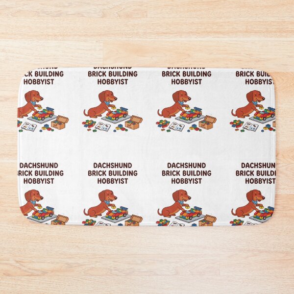 Item preview, Dachshund Brick Building Hobbyist Toy Block Sports Car designed and sold by PictoVibe.