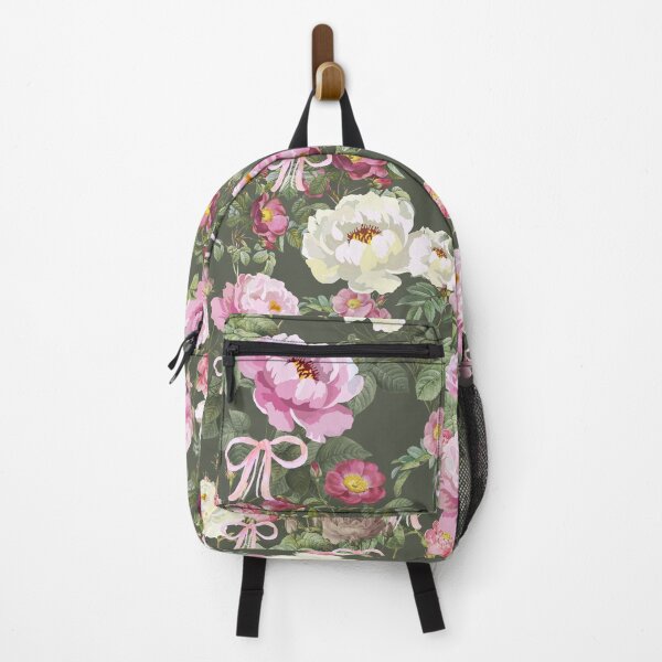 Item preview, Vintage Pink Roses & Coquette Bows Floral Pattern 3 | Cottagecore Botanical Design designed and sold by Asmaa Abdul-Azim.
