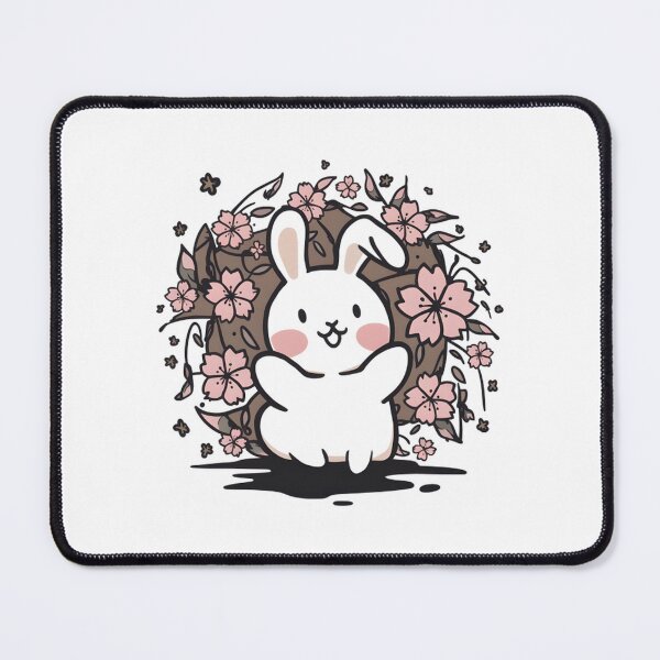 Item preview, Freedom Kawaii Bunny Rabbit Art designed and sold by Indulgentjapan.