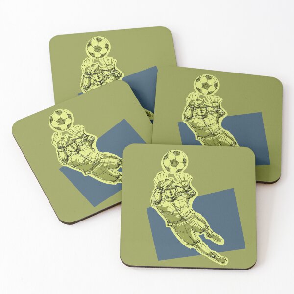 Item preview, Goalkeeper For The Save with green background  designed and sold by missmann.