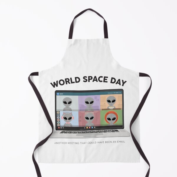 Item preview, World Space Day Alien Zoom Meeting — Another Meeting That Could Have Been An Email T-Shirt v1 designed and sold by DarylWelsh2024.
