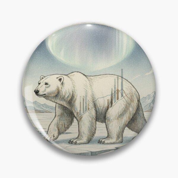 Item preview, Arctic Polar Bear | Wildlife Illustration designed and sold by HeyHas.