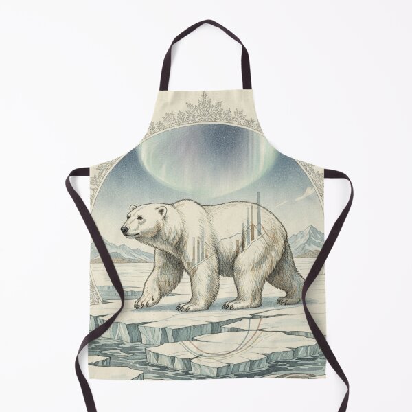 Item preview, Arctic Polar Bear | Wildlife Illustration designed and sold by HeyHas.