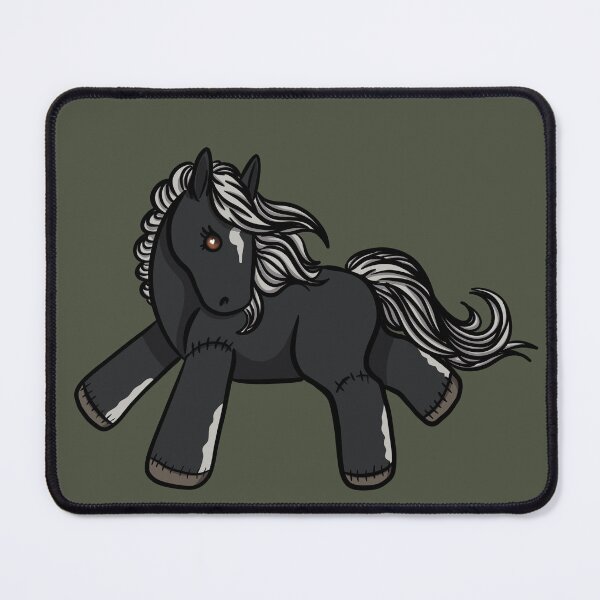 Item preview, Silver Black Plush Pony designed and sold by OWR-Artistry.