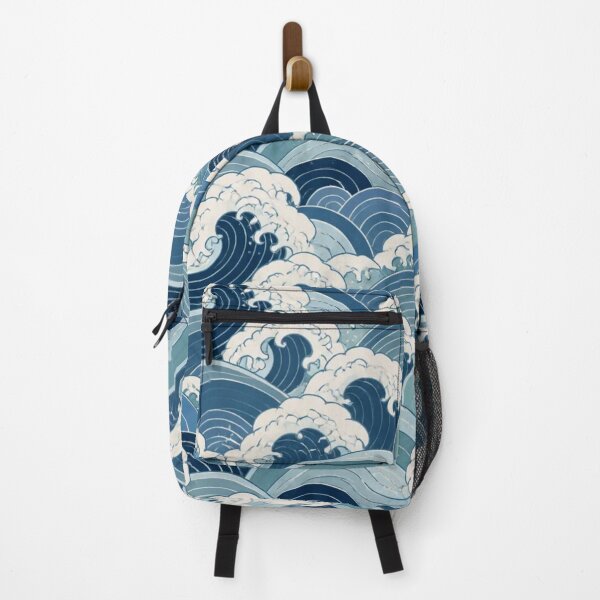 Item preview, Coastal Ocean Wave Japanese Pattern designed and sold by StickyGuys.