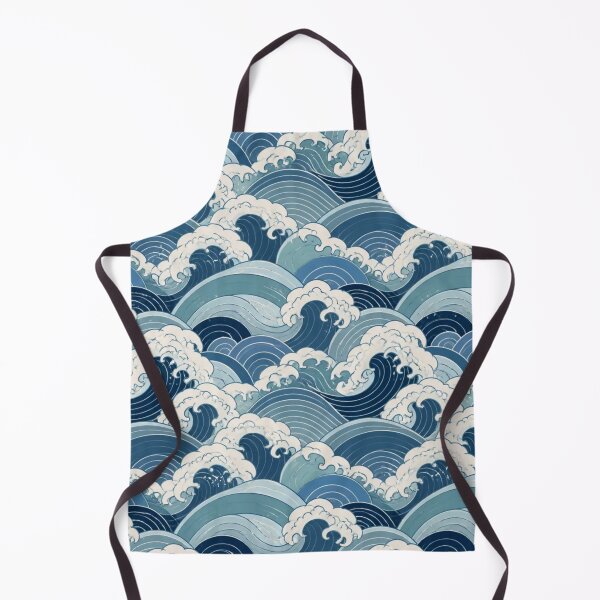 Item preview, Coastal Ocean Wave Japanese Pattern designed and sold by StickyGuys.
