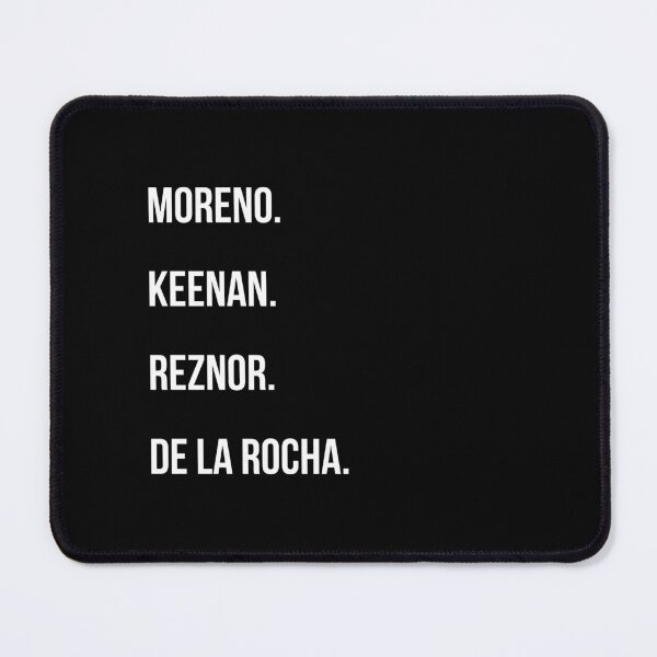 Item preview, Moreno. Keenan. Reznor. de la Rocha. | Minimal Band Tee designed and sold by Arizona Bay Supply Co.