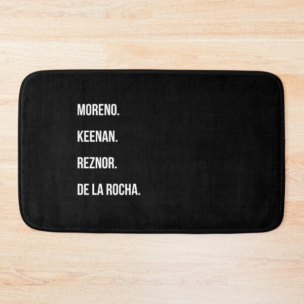 Item preview, Moreno. Keenan. Reznor. de la Rocha. | Minimal Band Tee designed and sold by Arizona Bay Supply Co.