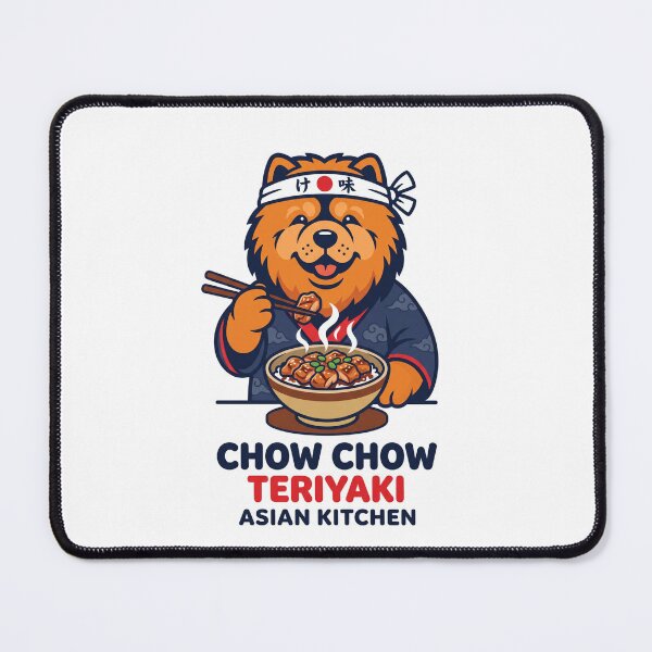 Item preview, Chow Chow Teriyaki Asian Kitchen Bowl Chopsticks Chef designed and sold by PictoVibe.