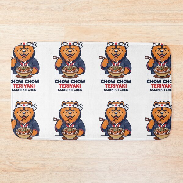 Item preview, Chow Chow Teriyaki Asian Kitchen Bowl Chopsticks Chef designed and sold by PictoVibe.