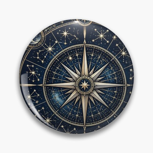Item preview, Constellation Star Map Celestial Compass designed and sold by StickyGuys.