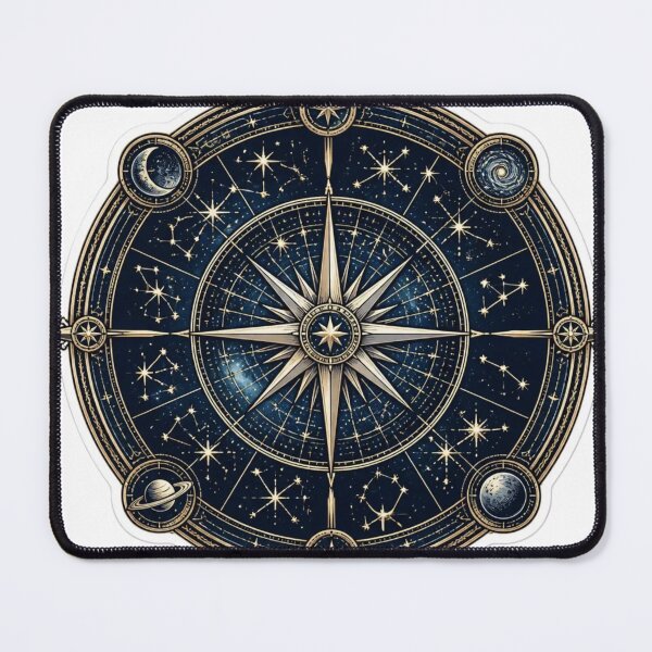 Item preview, Constellation Star Map Celestial Compass designed and sold by StickyGuys.