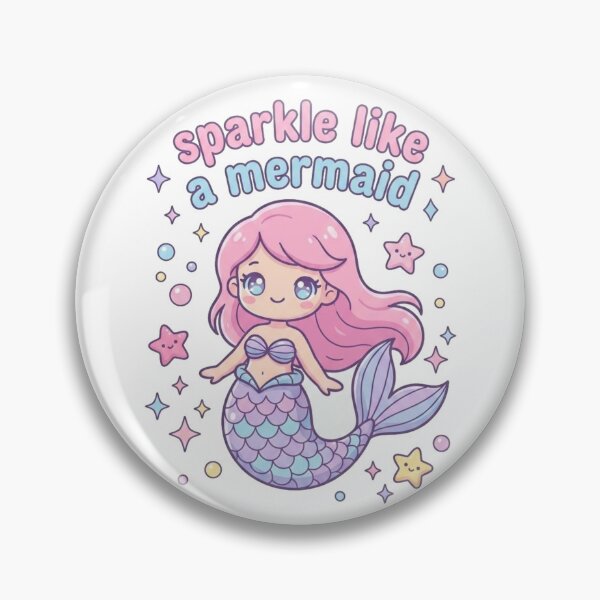 Item preview, Sparkle Like a Mermaid Cute Kawaii Ocean Fantasy Design | Magical Mermaid Girl Art designed and sold by morning sun.