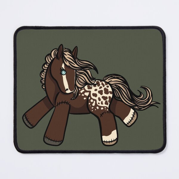 Item preview, Flaxen Liver Chestnut Blanket Plush Pony designed and sold by Old Water Cryptid .
