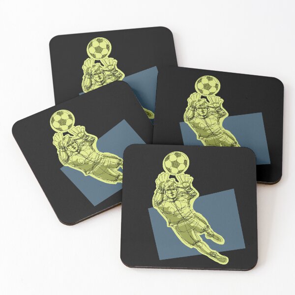 Item preview, Goalkeeper For The Save with black background  designed and sold by missmann.
