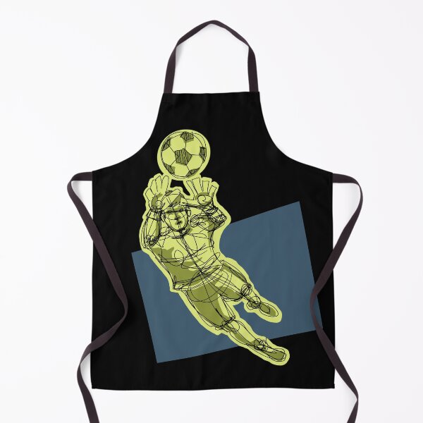 Item preview, Goalkeeper For The Save with black background  designed and sold by missmann.