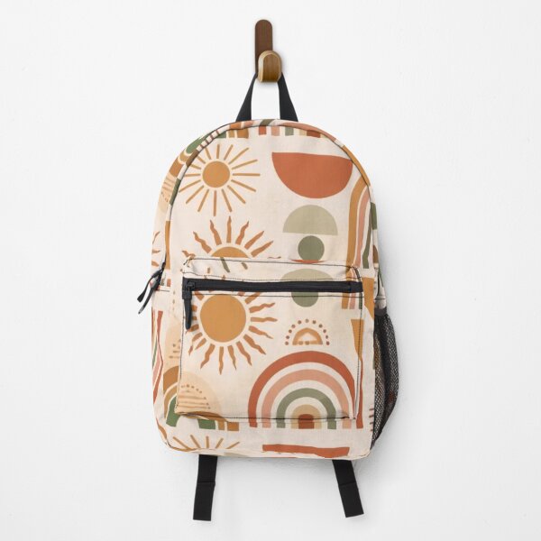 Item preview, Boho Sun Rainbow Earth Tone Pattern designed and sold by StickyGuys.