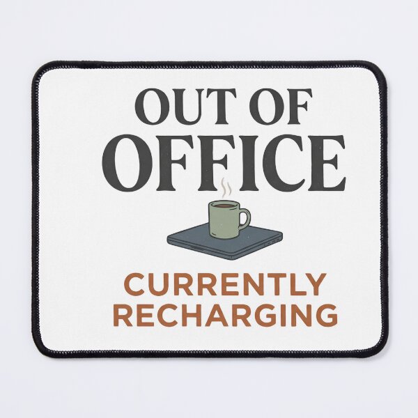 Item preview, Out of Office Currently Recharging Coffee  designed and sold by ERVNR.