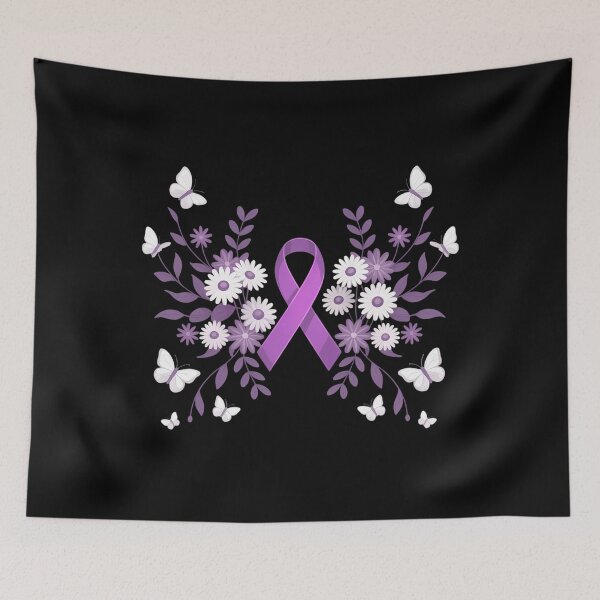 Item preview, Butterfly Pancreatic Cancer Ribbon Awareness designed and sold by sailorjessiArt.