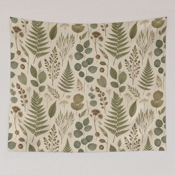 Item preview, Pressed Botanical Herbarium Vintage Pattern designed and sold by StickyGuys.