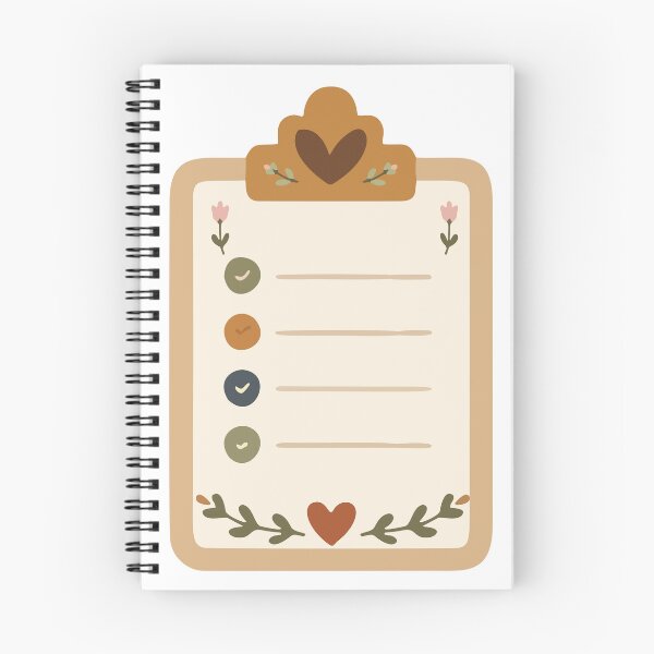 Item preview, Cute Floral Clipboard Checklist Sticker – Cozy Scandinavian Folk Office Design designed and sold by WanwisaChuenlom.