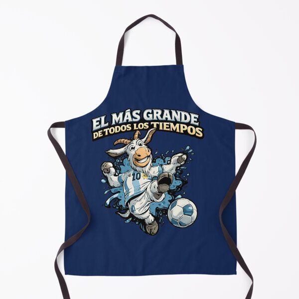 Item preview, El Más Grande de Todos los Tiempos Goat Soccer Argentina Fan Cartoon | Funny Football GOAT Graphic designed and sold by digitalbob60.