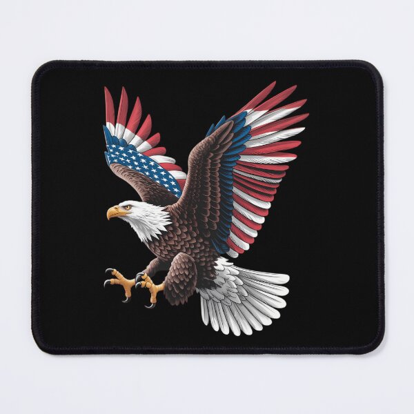Item preview, Cool USA Patriotic Bald Eagle American Flag for 4th of July  designed and sold by sailorjessiArt.