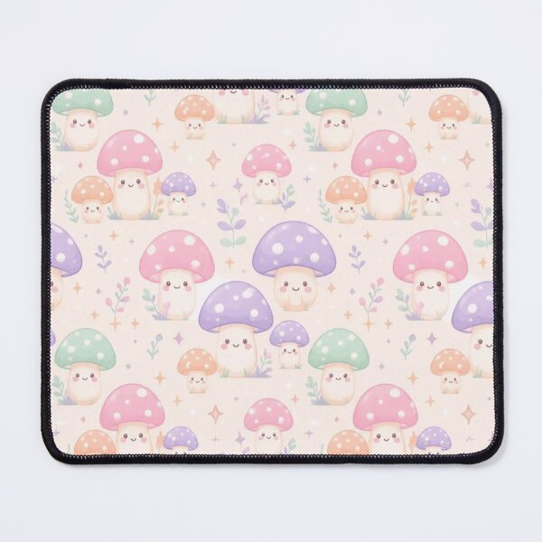 Item preview, Pastel Mushroom Cluster Cute Pattern designed and sold by StickyGuys.
