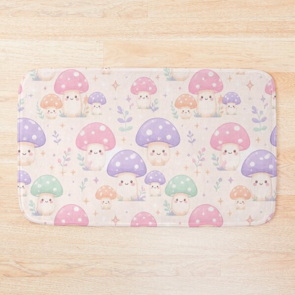 Item preview, Pastel Mushroom Cluster Cute Pattern designed and sold by StickyGuys.