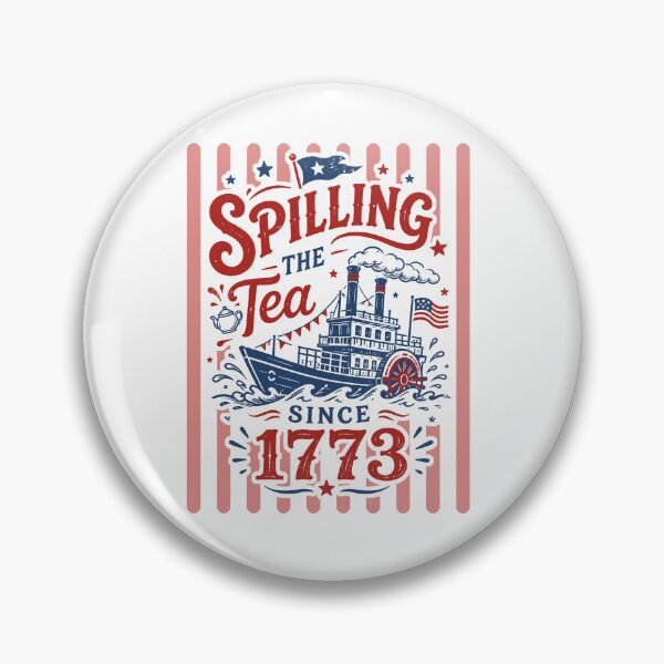 Item preview, Spilling The Tea, Made In The Usa, 4th Of July, Republican designed and sold by vintagearttee.