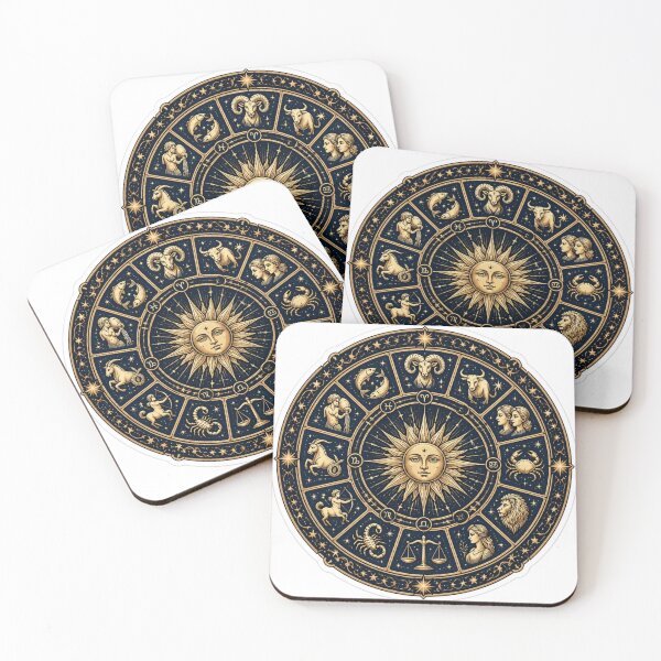 Item preview, Vintage Astrology Wheel Zodiac Emblem designed and sold by StickyGuys.
