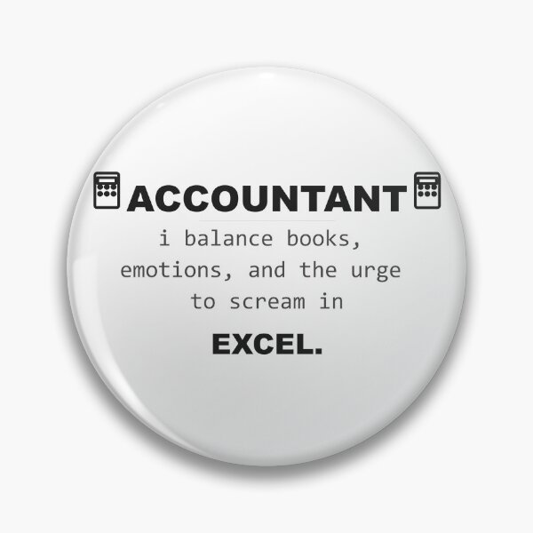 Item preview, WhumbleCo Funny Accountant Gift | I balance books, emotions, and the urge to scream in Excel designed and sold by WhumbleCo.