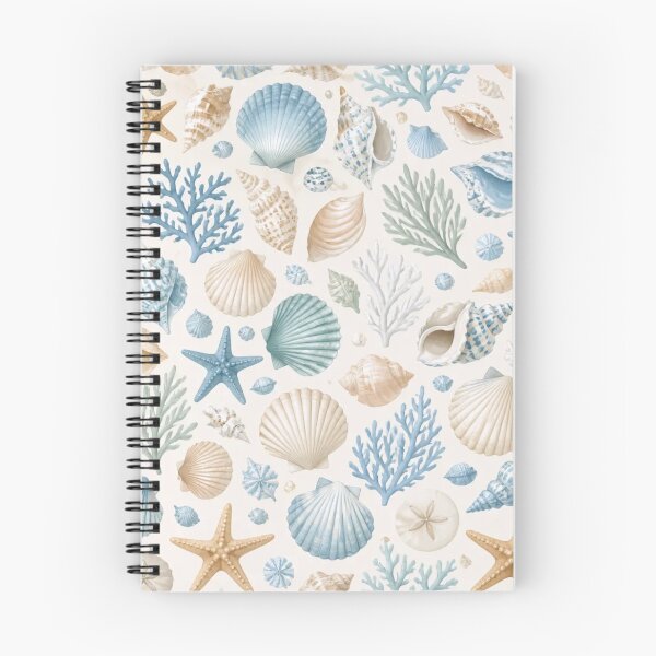 Item preview, Coastal Seashell Beach Pattern designed and sold by StickyGuys.