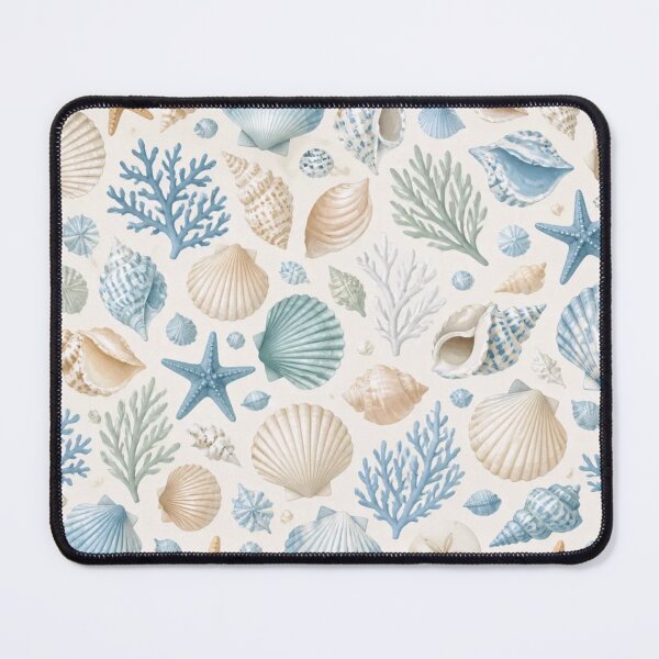 Item preview, Coastal Seashell Beach Pattern designed and sold by StickyGuys.