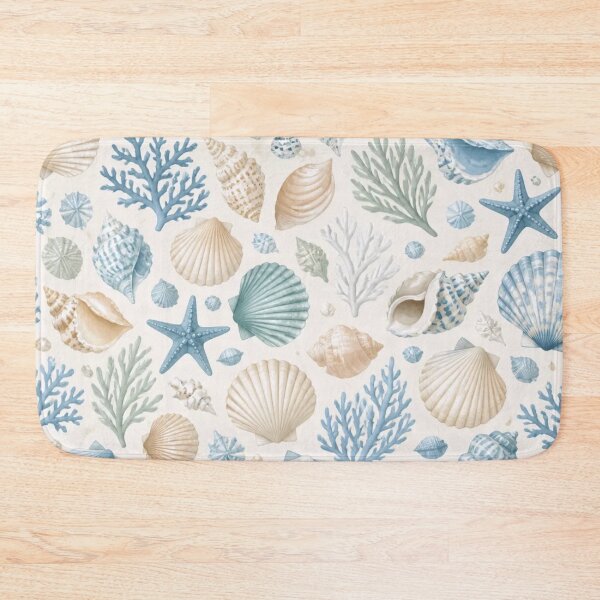 Item preview, Coastal Seashell Beach Pattern designed and sold by StickyGuys.