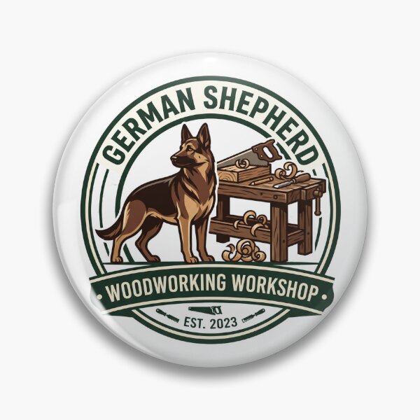 Item preview, German Shepherd Woodworking Workshop Carpentry Hand Saw Tools designed and sold by PictoVibe.