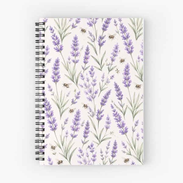 Item preview, Lavender Field Floral Pattern designed and sold by StickyGuys.