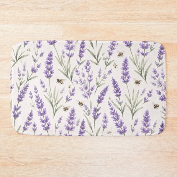 Item preview, Lavender Field Floral Pattern designed and sold by StickyGuys.