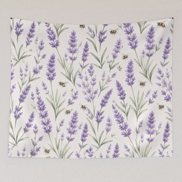 Item preview, Lavender Field Floral Pattern designed and sold by StickyGuys.